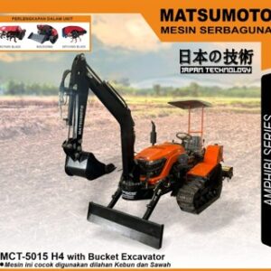 Crawler Tractor Matsumoto MCT-5015 H4 with Bucket Excavator