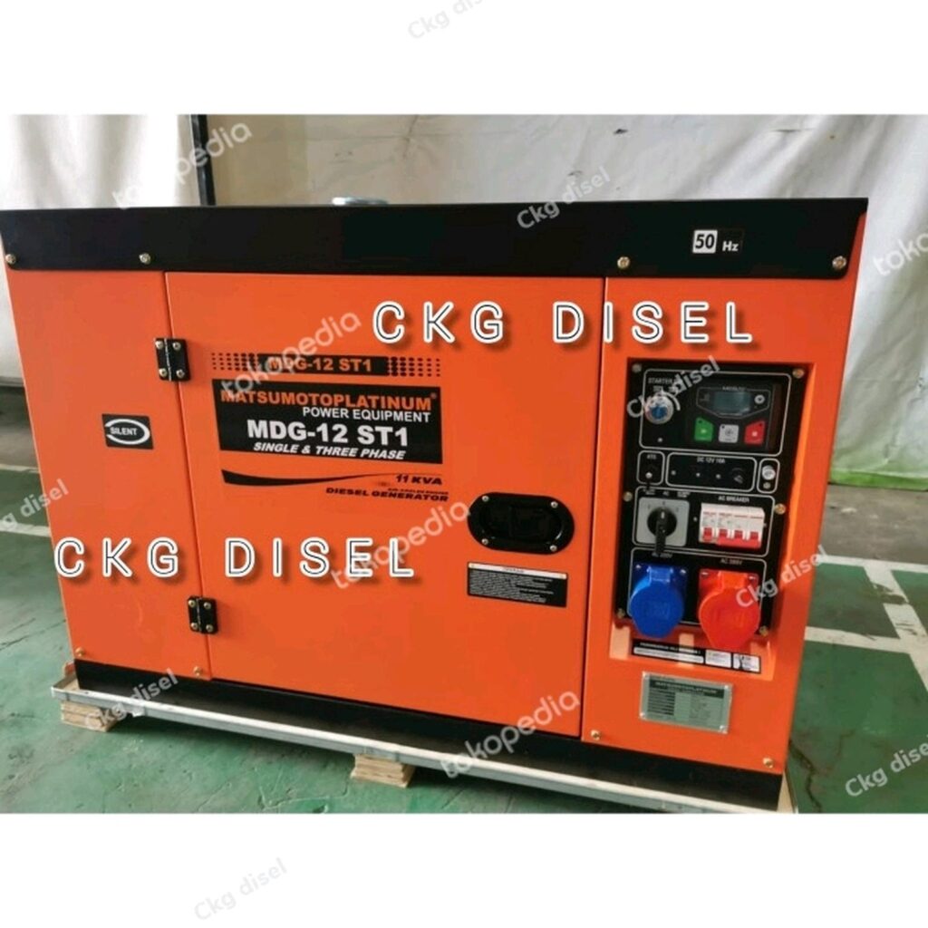 Genset Silent Diesel 12 Kva Dual Voltage MATSUMOTO