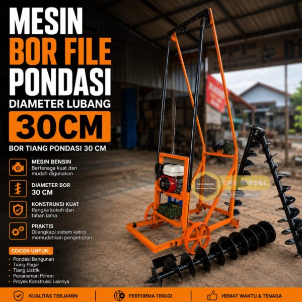 Mesin Bored Pile Pondasi Konstruksi -CKGDiesel Juli26