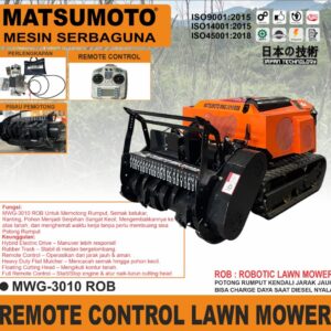 Matsumoto MWG-3010 ROB (Remote Control Lawn Mower) Produk