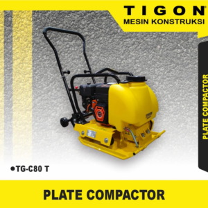 Tigon Plate Compactor TG-C80 T (Mesin Pemadat Tanah Stamper Kodok)
