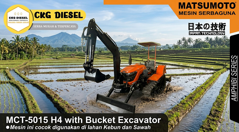 traktor amfibi lahan sawah - CKGDiesel 180926